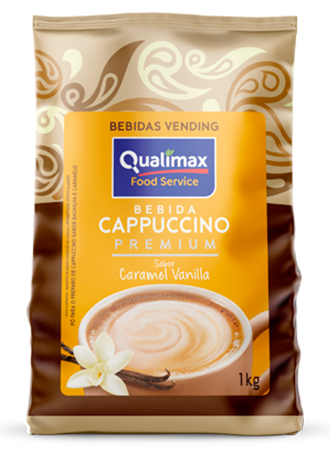 Cappuccino Qualimax Caramelo Premium 1kg